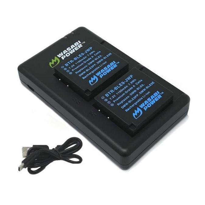 Wasabi Power Battery & Charger for Leica BP-DC15 BPDC15 BP DC15 Baterai Leica C-Lux CLux DLux D-Lux 