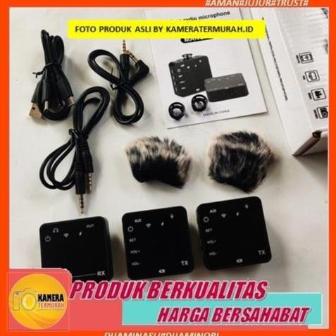 Microphone Mic Wireless Vlog Youtuber Zoom for Smartphone