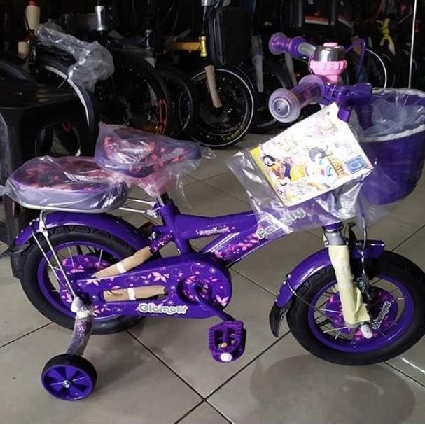 Sepeda Anak Perempuan 12 Family Glamour 2 - 5 Tahun