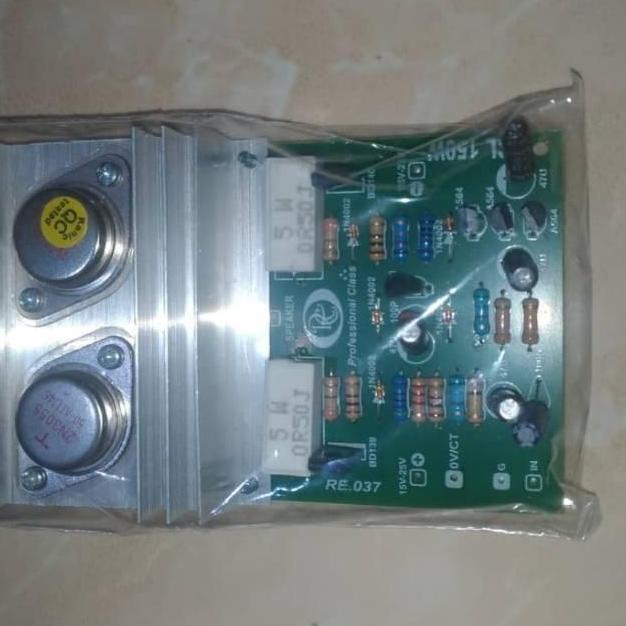 Kit ocl mono 150 watt jengkol 2n3055 mj2955 ( 340 )