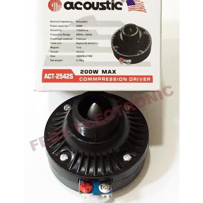 Tweeter Driver Acoustic 2542S
