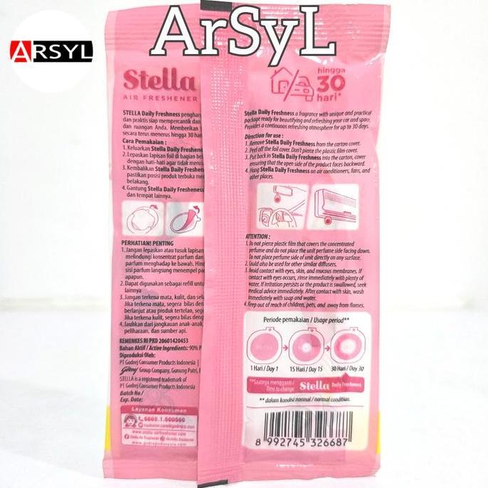 Ready  Stella Daily Freshness Pengharum Ruangan 7ml - Rose Kiss