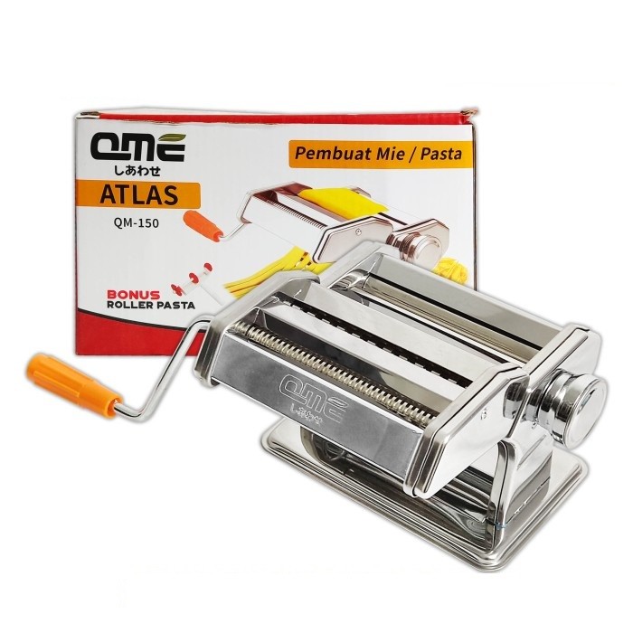 QME 150 Pasta Maker Atlas Gilingan Mie Molen Pangsit Cetakan Mie Penggiling Pencetak Pasta
