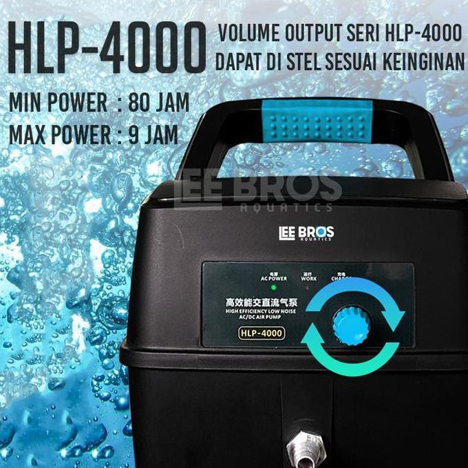 Fishboy- Aerator Resun Acdc Waterproof Bertahan 9-150 Jam Super Strong / Aerator Kolam Ikan Koi / Ae