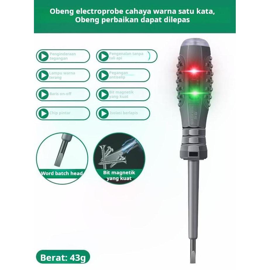 Indusprik- Pena Listrik Tukang Listrik Khusus Mengukur Kebocoran Garis Putus-Putus Pena Listrik Baru