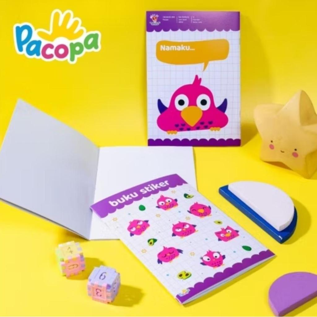 Buku Stiker Lucu Anak Tebal Album Koleksi Mainan Edukasi
