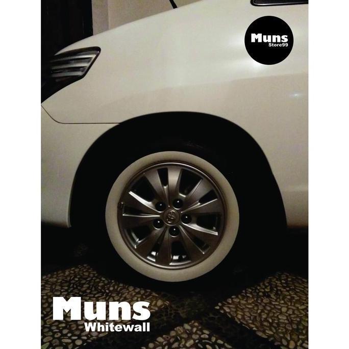 Lis Ban Mobil White Wall Ban Mobil Velg Ring 15 WHEELER Original