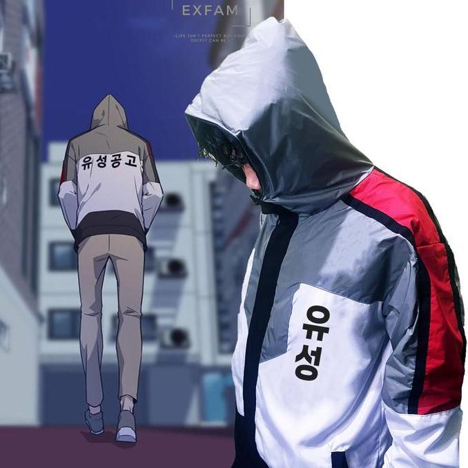 Termurah / Hot Sale Jaket Parka Yusong High School Manhwa Study Group Gamin Yoon