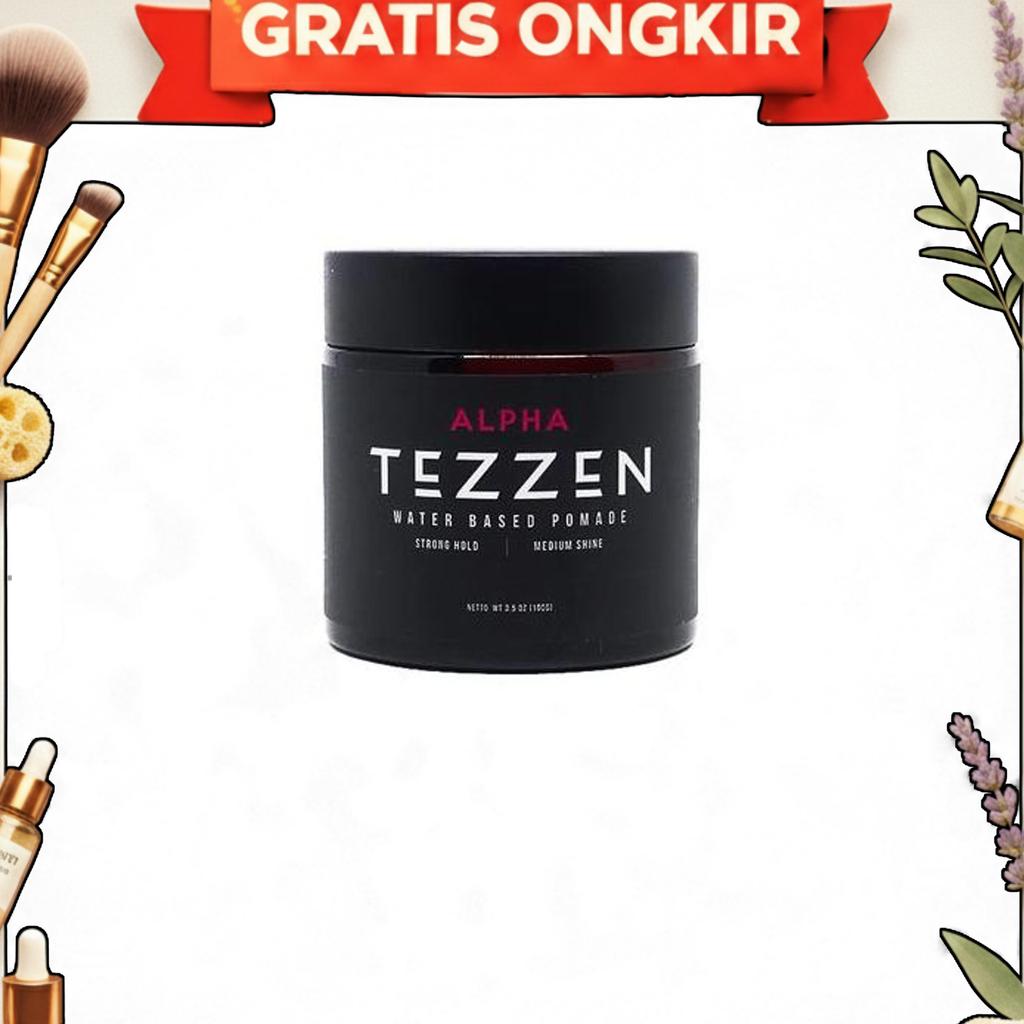 Tezzen Alpha Waterbased Pomade + Tezzen Comb + Pulpen