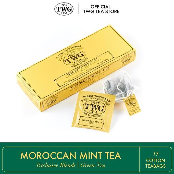 TWG Tea Moroccan Mint Tea, Cotton Teabag