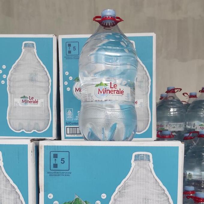 AIr Mineral Le Minerale Galon 5 liter 1 dus isi 4 pcs