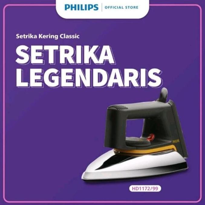 PHILIPS SETRIKA KERING CLASSIC DRY IRON HD 1172 SETRIKA PHILIPS ORIGINAL