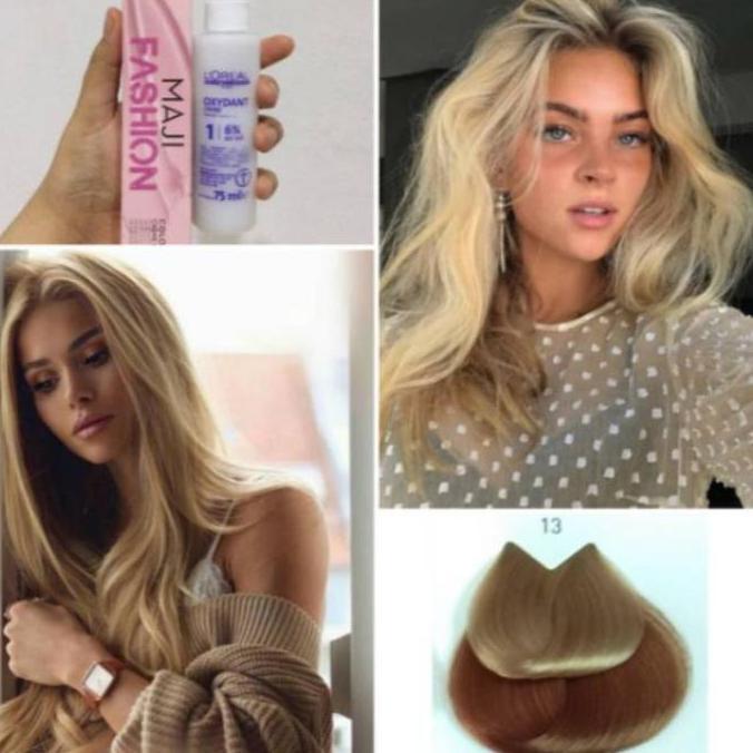 Loreal majifashion P13 Golden sand light warm blonde