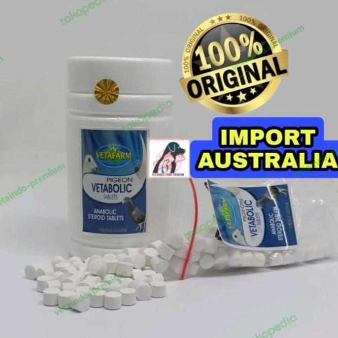Bridwoi- Vetabolic Vetafarm Asli Vitamin Suplemen Obat Doping Burung Merpati