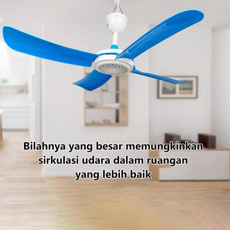 Discount haoyande kipas angin gantung plafon langit mini kipas angin baling baling gantung 60watt