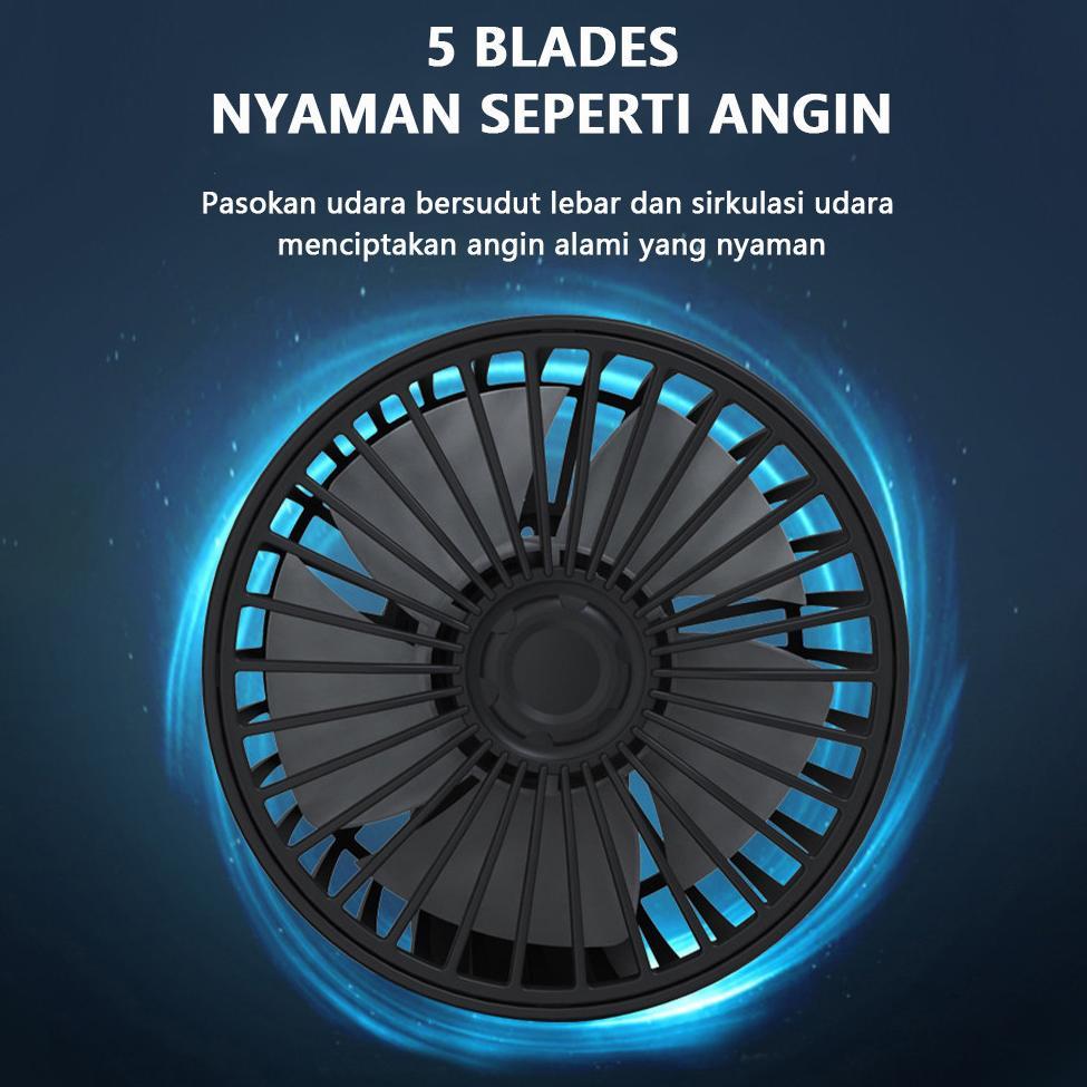 HOT SALE Kipas Angin Mobil 24/12 Volt Portable Mobil Gantung Kipas Mobil USB Double-Head Fan Untuk T