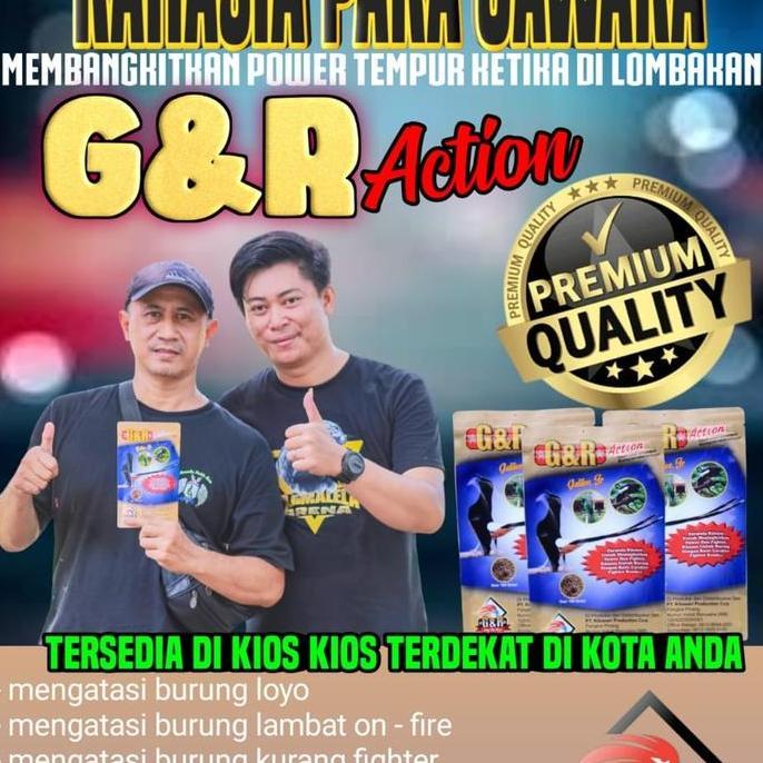 Bridwoi- G&R Action Galileo Jr Kibasari Voer Gnr Pur Kicau Murai Kacer Jalak Cak Ijo Suren Cendet Pe