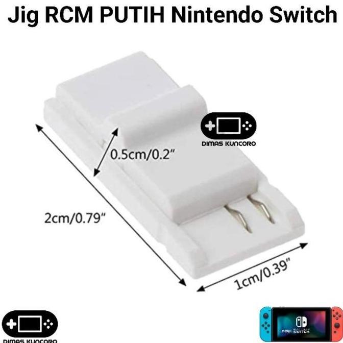 Jig RCM PUTIH Nintendo Switch cfw atmosphere recovery loader