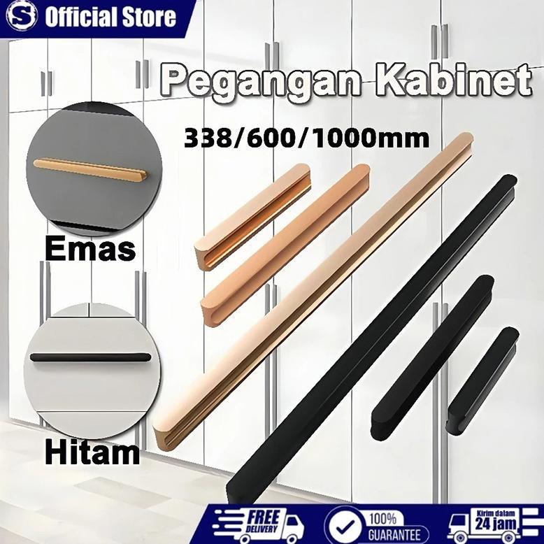 TERBARU 2026 Tarikan Lemari Dapur Handle Lemari Minimalis Gagang Pintu Lemari Tarikan Pintu Gold Gag
