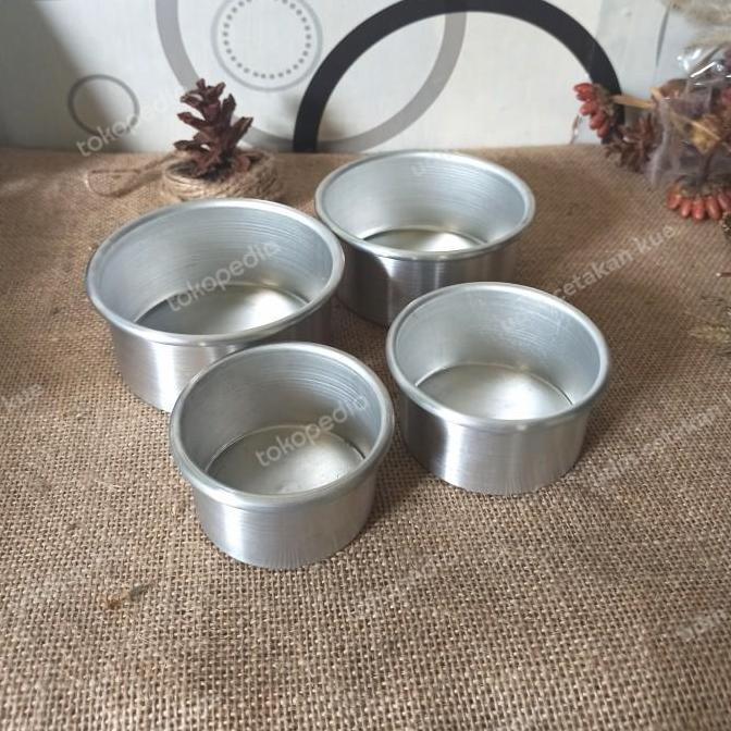loyang bulat press / mangkok bal bal diameter 7 cm - 10 cm tinggi 5 cm