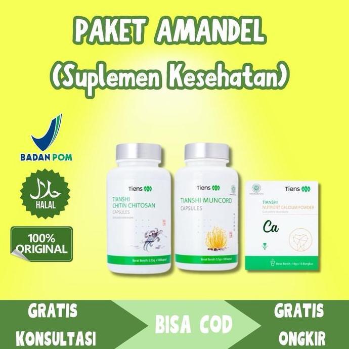 Paket Amandel Tiens Chitosan Muncord Calcium
