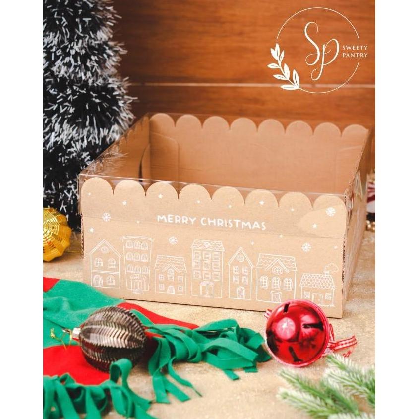 WAVY 25 NATAL - Dus Box Pudding Packaging Christmas Kotak kue Puding