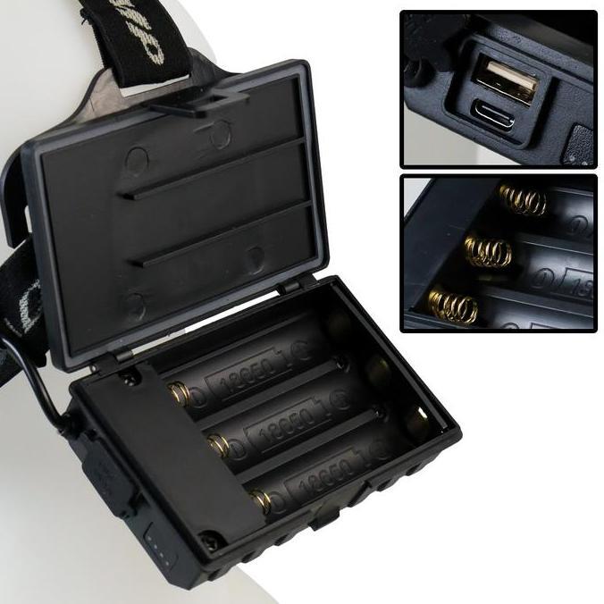 Litwod Senter Headlamp LED XHP70 1000 Lumens - P70 senter  kepala