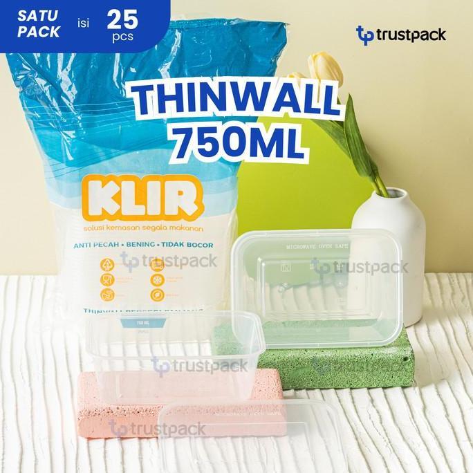 Kotak Makan 750 ml Tempat Box Nasi Microwave Thinwall Food Container