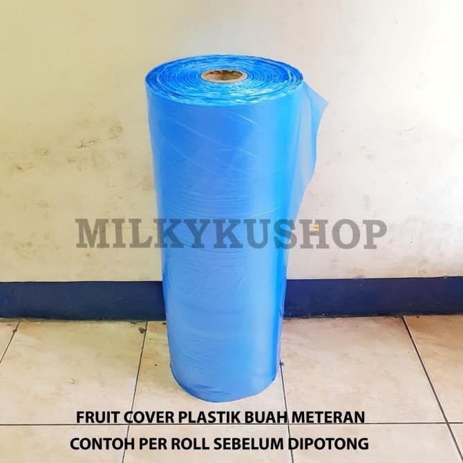 FRUIT COVER BERAT 1 KG PLASTIK METERAN PEMBUNGKUS BUAH BESAR PISANG