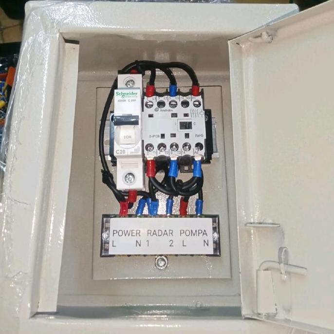 PANEL POMPA Otomatis    Panel Jadi