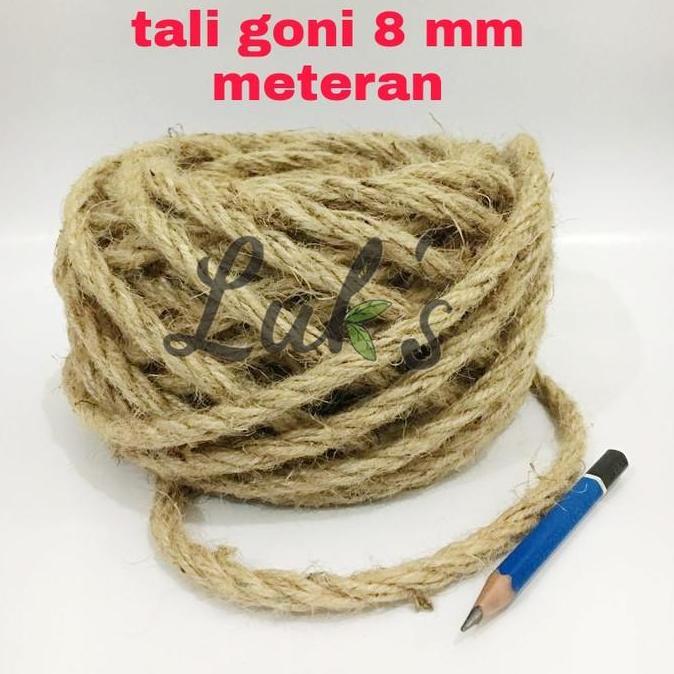 tali goni 8 ply 8 mm meteran - tali rami - tali tambang goni murah