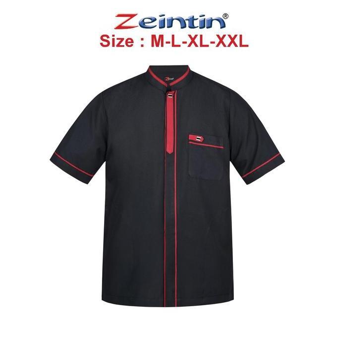 Zeintin - Baju Koko Pria Dewasa Koko Pria Terbaru Lengan Pendek Katun Toyobo Best Quality AT Muslim 
