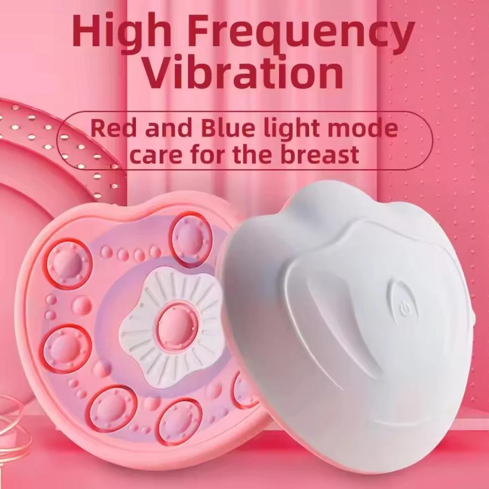 Portable Personal Care Vibrating Breast Massager Home Use Electric Breast Sucking Nipple Massage Bre