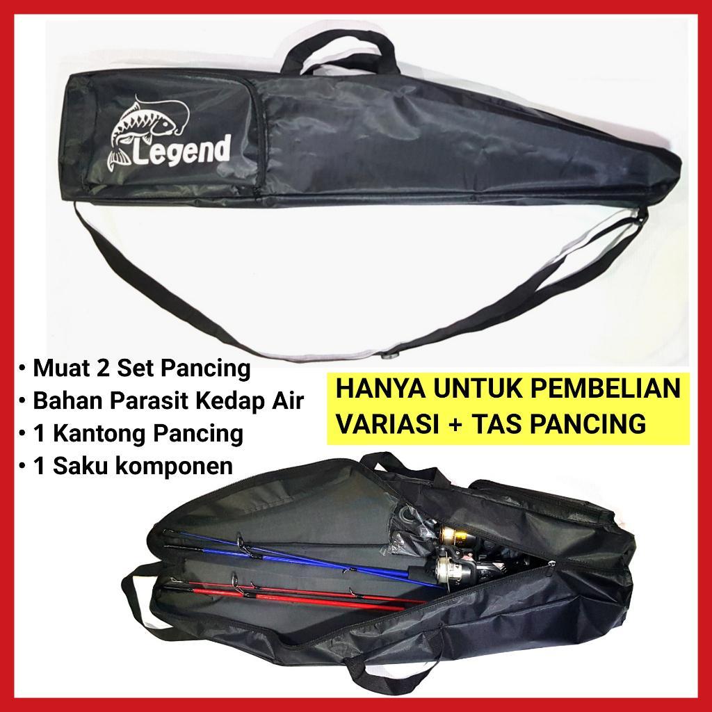Pancing 2 Set Tinggal Pakai Joran Sambung 2 Acak 1,2 - 1,35 - 1,5 Meter / 120 - 135 - 150 Cm