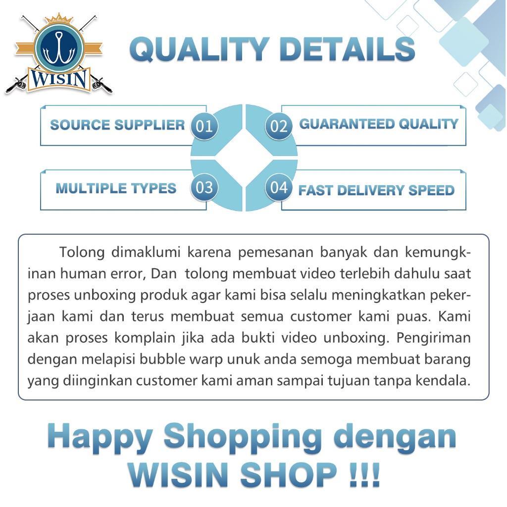 Wisin Spinning Fishing Rod Fishing Pole Joran Pancing Bahan Ultra Ringan Panjang 1.5M/1.68M/1.8M/1.9