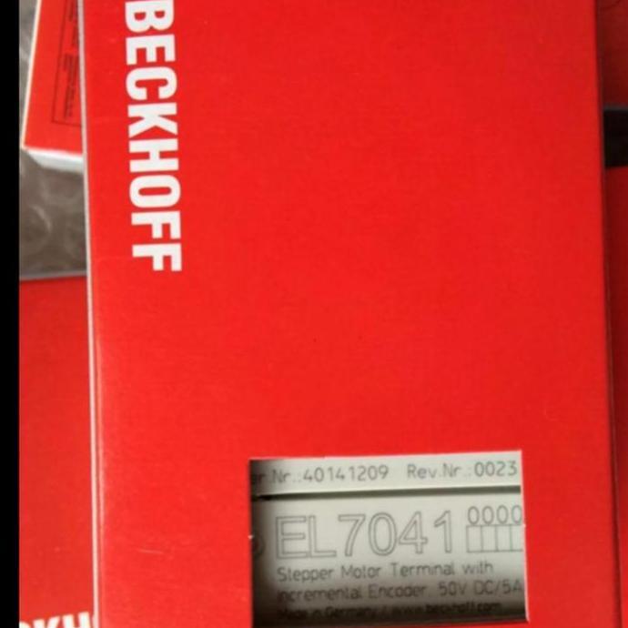 Baru Module PLC BECKHOFF EL7041 Stepper motor terminal 50 VDC 5 A alfa-p00 Ayo Beli