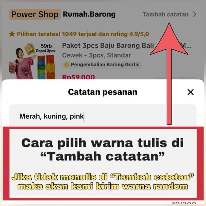 Iyakirim- Paket 3Pcs Baju Barong Bali Jumbo M L Xl Xxl Kaos Barongan Dewasa Pria Wanita Laki Laki Pe