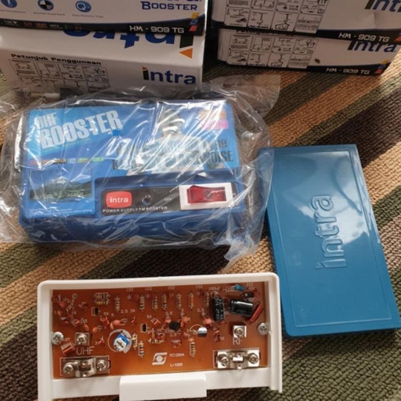 BESTPROMO Intra Booster Antena TV / Penguat Sinyal Antena TV INT-909