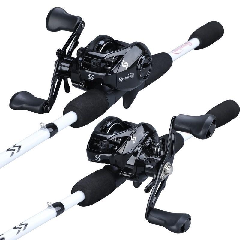 Sougayilang Pancingan Set Lengkap Joran Casting 1.65M 1.75M Joran Pancing Dan Reel Pancing Casting R