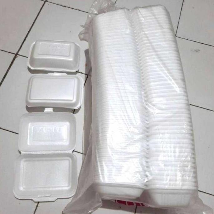 Sterafoam bubur sterafoam kotak panjang foam nasi