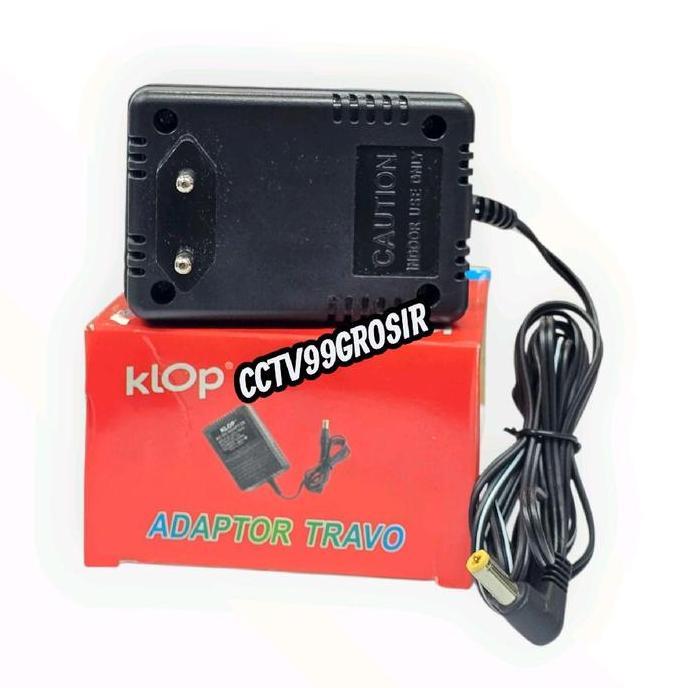 Ready Klop Adaptor Travo 12V 1A Adaptor CCTV