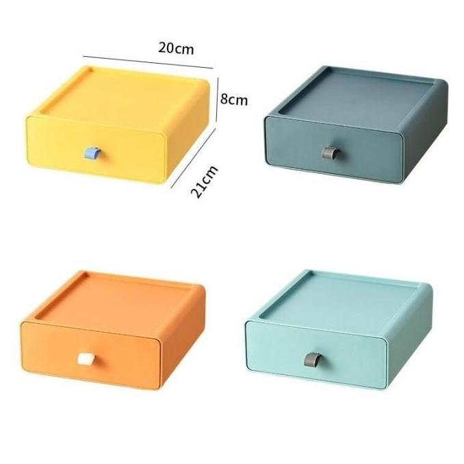 Kotak Laci Susun Mini Serbaguna Penyimpanan Storage Kotak Laci Mini