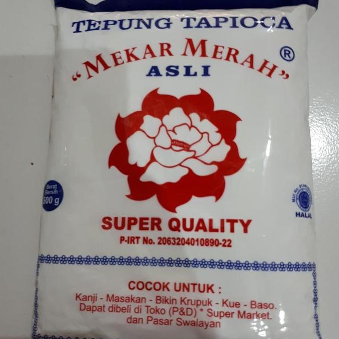 Tepung Tapioka Mekar Merah 500g