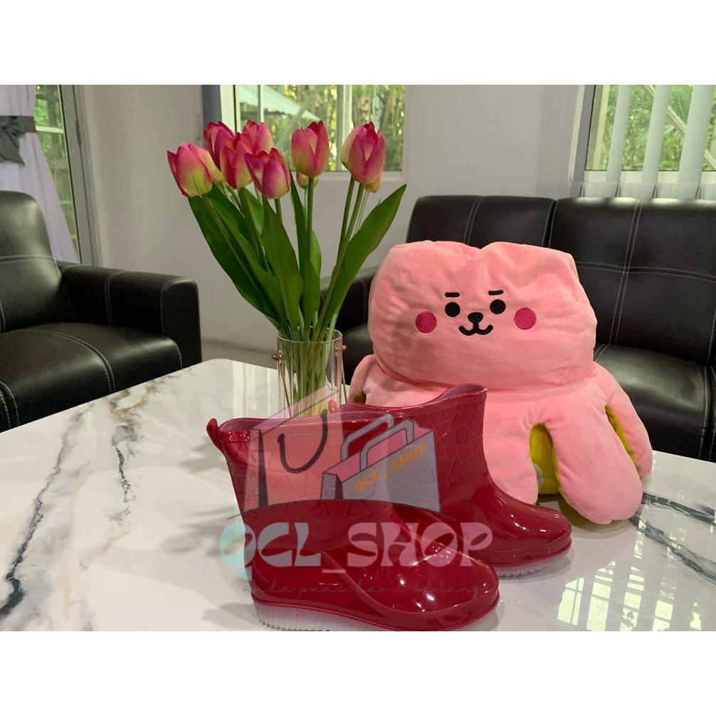 NEW PROMO Sepatu Boot Hujan Sepatu Wanita Karet Anti Air