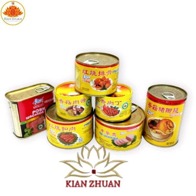 GULONG Aneka Daging Babi Kalengan / Leg, Daging Cincang, Iga, Dll