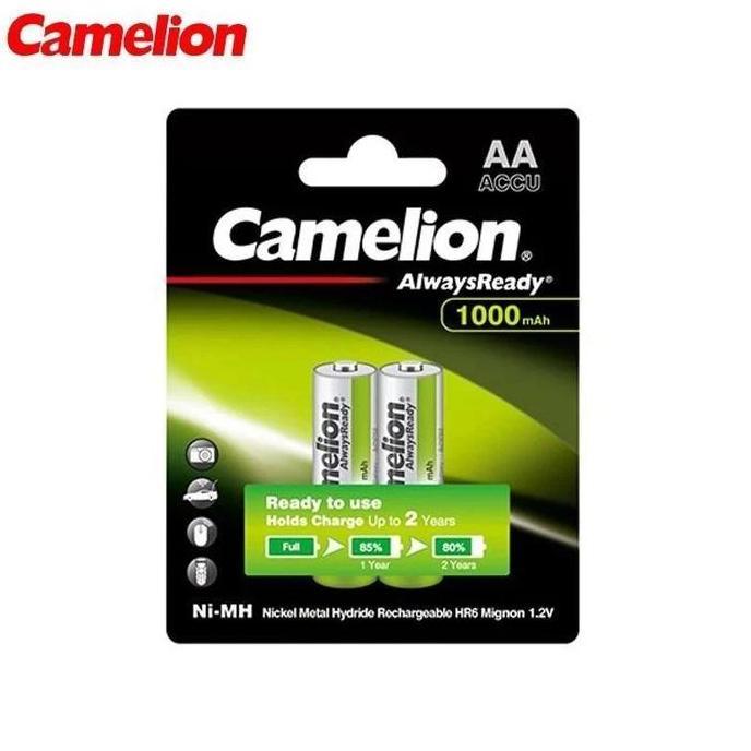 BATERAI ISI ULANG CAMELION AA 1000MAH BP2 /BATRE CAS CAMELION 1000MAH