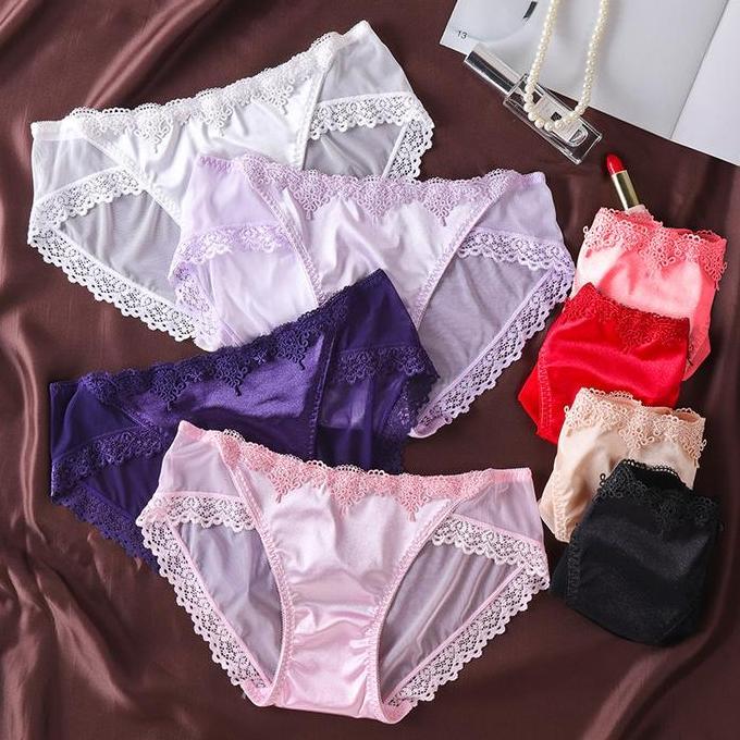 AI171 }} [NL] SEXY PANTY PANTIES LADY CELANA KOLOR PEREMPUAN SEKSI CD KATOK WANITA BROKAT TRANSPARAN