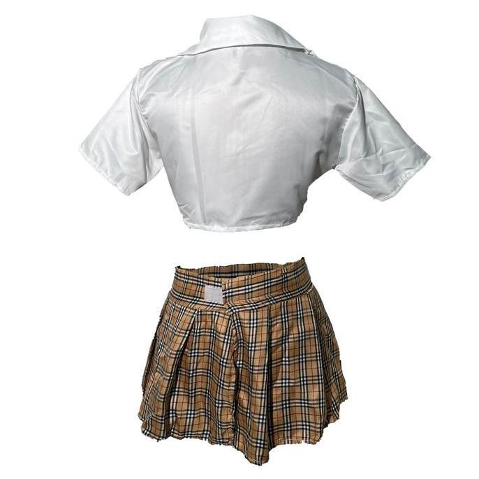 AI171 }} Stelan Cosplay Seragam Student Murid Jepang School Sekolahan Lingerie Premium Fit Atasan Sh