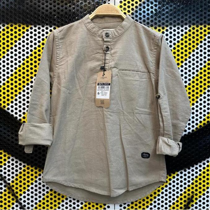 Agera Junior - Koko Panjang RS kancing setengah - KOKO panjang anak kekinian new fashion 2025 - Ager