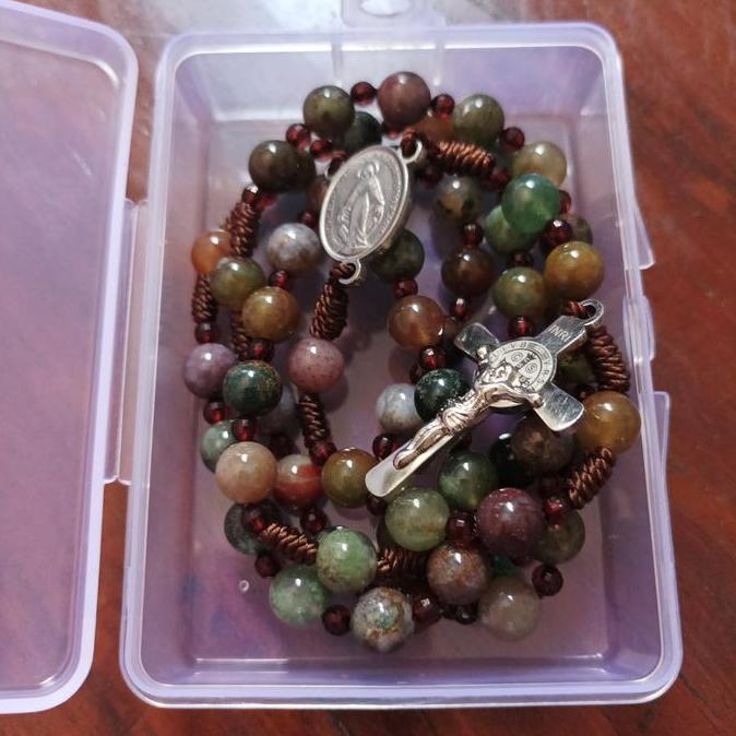 rosario batu alam giok 8 mm LC